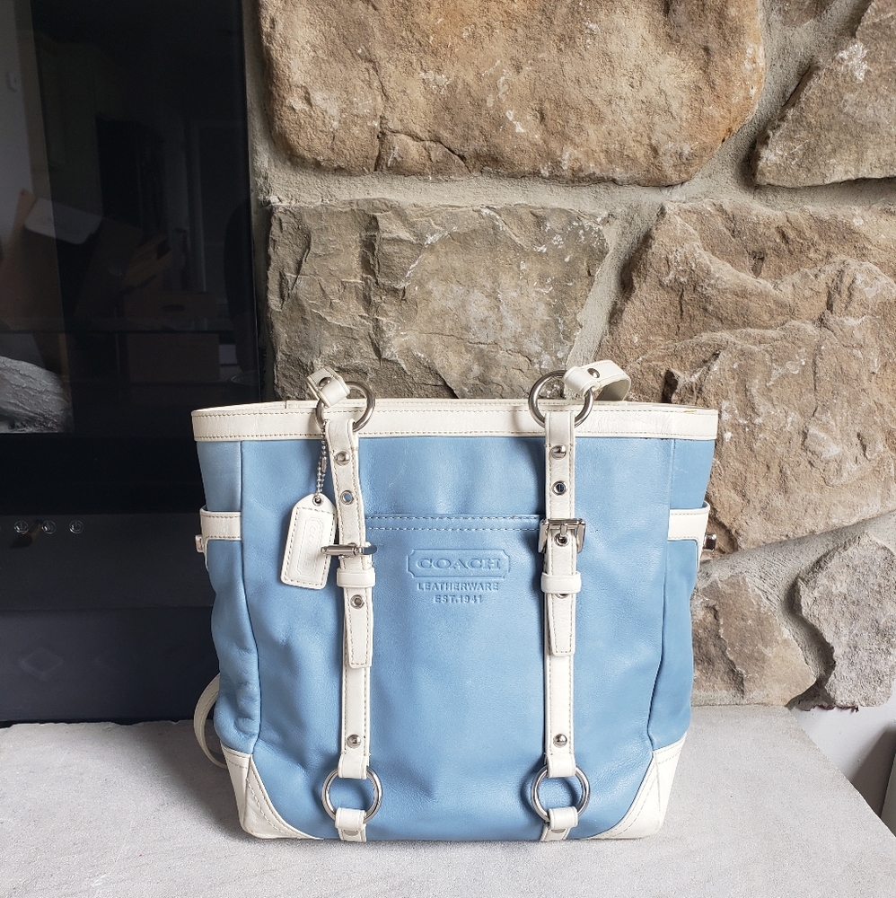 Coach Baby Blue Shoulder Bag